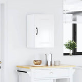 Kitchen Wall Cabinet "Kalmar" High Gloss White Engineered Wood