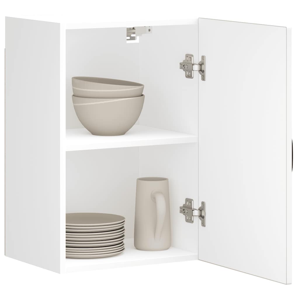 Kitchen Wall Cabinet "Kalmar" High Gloss White Engineered Wood