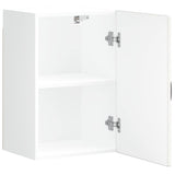Kitchen Wall Cabinet "Kalmar" High Gloss White Engineered Wood
