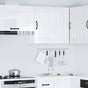Kitchen Wall Cabinet "Kalmar" High Gloss White Engineered Wood