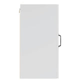 Kitchen Wall Cabinet Kalmar White Engineered Wood - Close-Up Angle