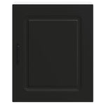 Kitchen Wall Cabinet "Kalmar" Black Engineered Wood