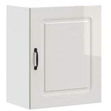 Kitchen Wall Cabinet "Kalmar" High Gloss White Engineered Wood