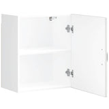 Kitchen Wall Cabinet "Kalmar" High Gloss White Engineered Wood
