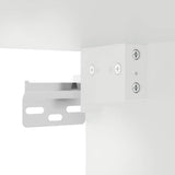 Kitchen Wall Cabinet "Kalmar" High Gloss White Engineered Wood
