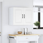 Kitchen Wall Cabinet Kalmar White Engineered Wood