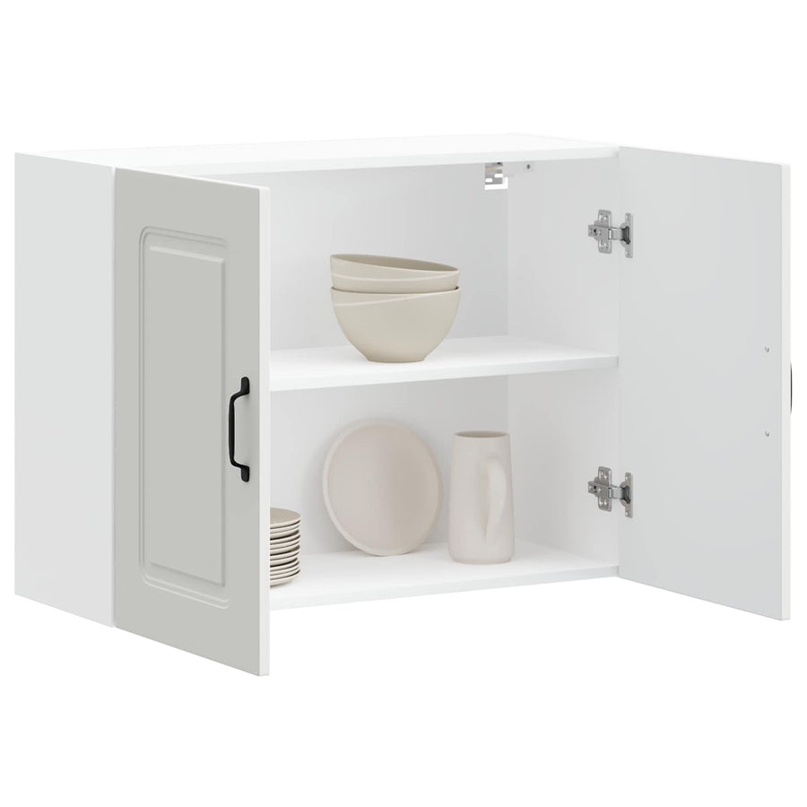 Kitchen Wall Cabinet Kalmar White Engineered Wood