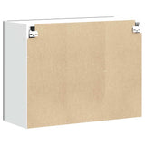 Kitchen Wall Cabinet "Kalmar" Black Engineered Wood