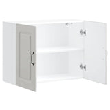 Kitchen Wall Cabinet "Kalmar" High Gloss White Engineered Wood