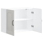 Kitchen Wall Cabinet "Kalmar" High Gloss White Engineered Wood