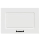 Kitchen Wall Cabinet Kalmar White Engineered Wood - Top-Down View