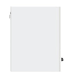 Kitchen Wall Cabinet Kalmar White Engineered Wood