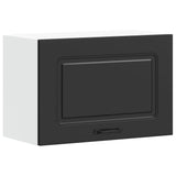 Kitchen Wall Cabinet "Kalmar" Black Engineered Wood