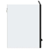 Kitchen Wall Cabinet "Kalmar" Black Engineered Wood