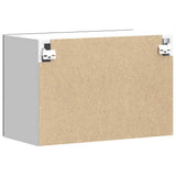 Kitchen Wall Cabinet "Kalmar" Black Engineered Wood