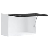 Kitchen Wall Cabinet "Kalmar" Black Engineered Wood
