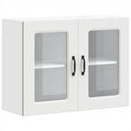 Kitchen Wall Cabinet with Glass Door "Kalmar" White