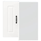 Kitchen Wall Corner Cabinet Kalmar White Engineered Wood - Top-Down View