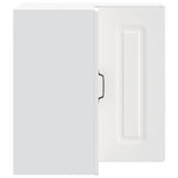 Kitchen Wall Corner Cabinet Kalmar White Engineered Wood - Rear View