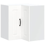 Kitchen Wall Corner Cabinet Kalmar White Engineered Wood