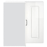 Kitchen Wall Corner Cabinet "Kalmar" High Gloss White Engineered Wood
