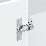 Kitchen Wall Corner Cabinet "Kalmar" High Gloss White Engineered Wood