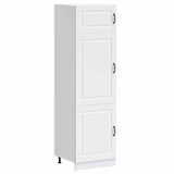 Kitchen Cupboard Kalmar White Engineered Wood - Front View