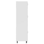 Kitchen Cupboard "Kalmar" High Gloss White Engineered Wood
