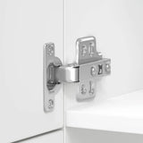 Kitchen Cupboard "Kalmar" High Gloss White Engineered Wood