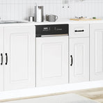 Dishwasher Panel Kalmar White 45x1.5x57 cm Engineered Wood