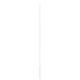 Dishwasher Panel Kalmar White 45x1.5x67 cm Engineered Wood - 45-Degree Angle