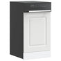 Dishwasher Panel Kalmar White 45x1.5x57 cm Engineered Wood