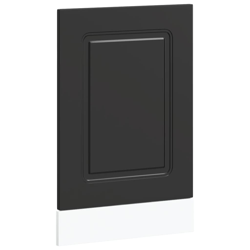 Dishwasher Panel Kalmar Black 45x1,5x57 cm Engineered Wood