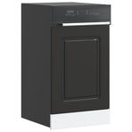 Dishwasher Panel Kalmar Black 45x1,5x57 cm Engineered Wood