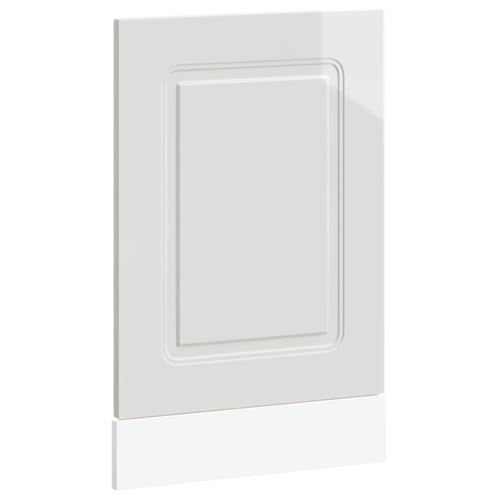 Dishwasher Panel Kalmar High Gloss White 45x1,5x57 cm Engineered Wood