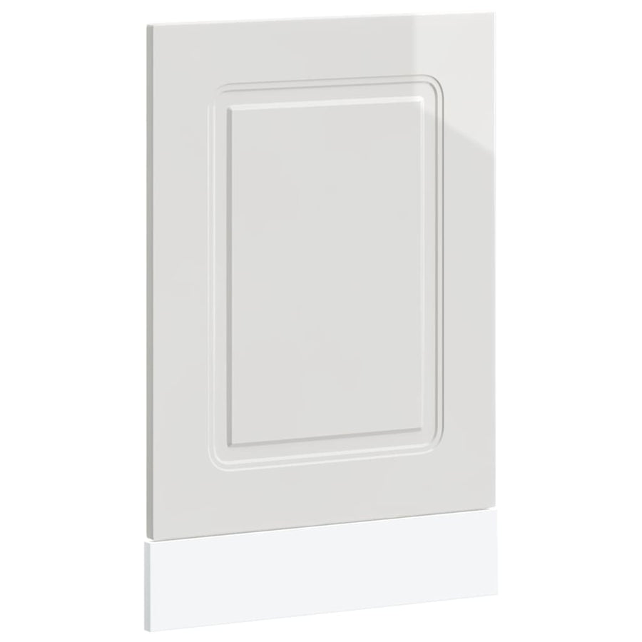 Dishwasher Panel "Kalmar" High Gloss White 45x1.5x57 cm