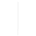 Dishwasher Panel "Kalmar" High Gloss White 45x1.5x57 cm