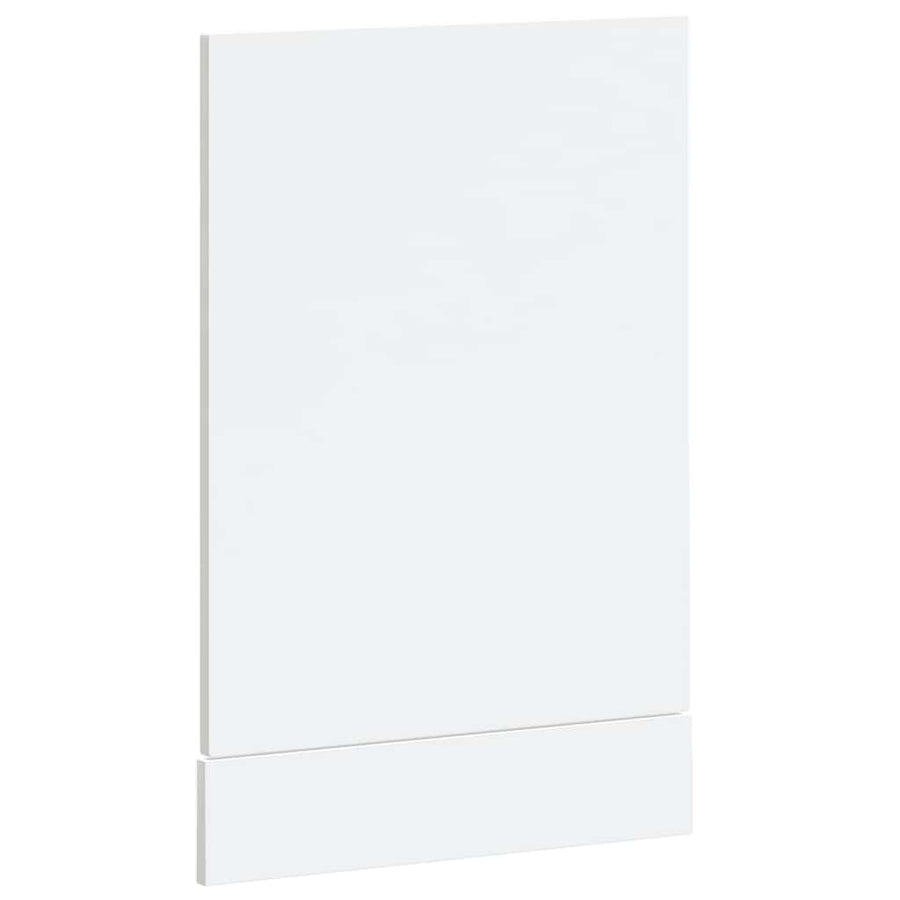 Dishwasher Panel "Kalmar" High Gloss White 45x1.5x57 cm