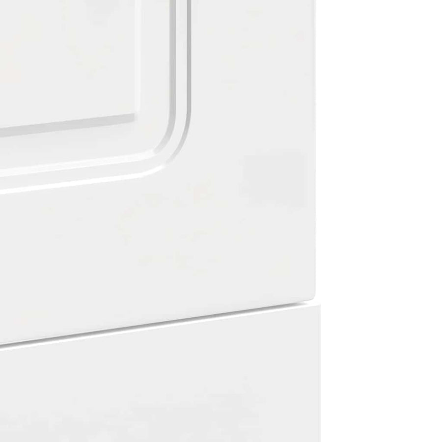 Dishwasher Panel "Kalmar" High Gloss White 45x1.5x57 cm