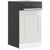 Dishwasher Panel Kalmar High Gloss White 45x1,5x57 cm Engineered Wood