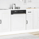 Dishwasher Panel Kalmar White 60x1.5x67 cm Engineered Wood - Side View