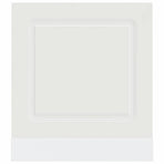 Dishwasher Panel Kalmar White 60x1.5x57 cm Engineered Wood