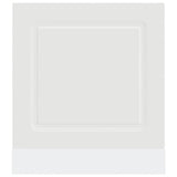 Dishwasher Panel Kalmar White 60x1.5x67 cm Engineered Wood - Top-Down View