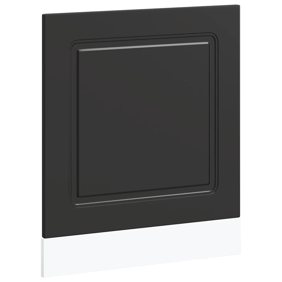 Dishwasher Panel Kalmar Black 60x1,5x57 cm Engineered Wood