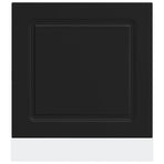Dishwasher Panel Kalmar Black 60x1,5x57 cm Engineered Wood