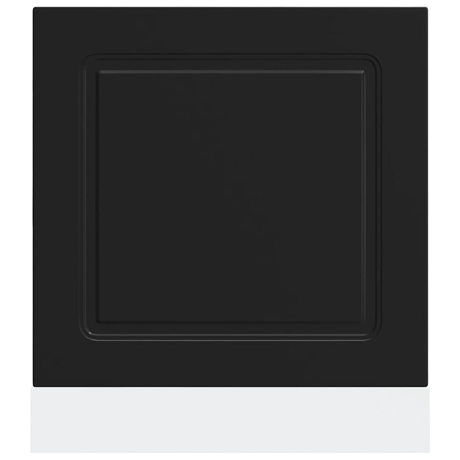 Dishwasher Panel Kalmar Black 60x1,5x57 cm Engineered Wood
