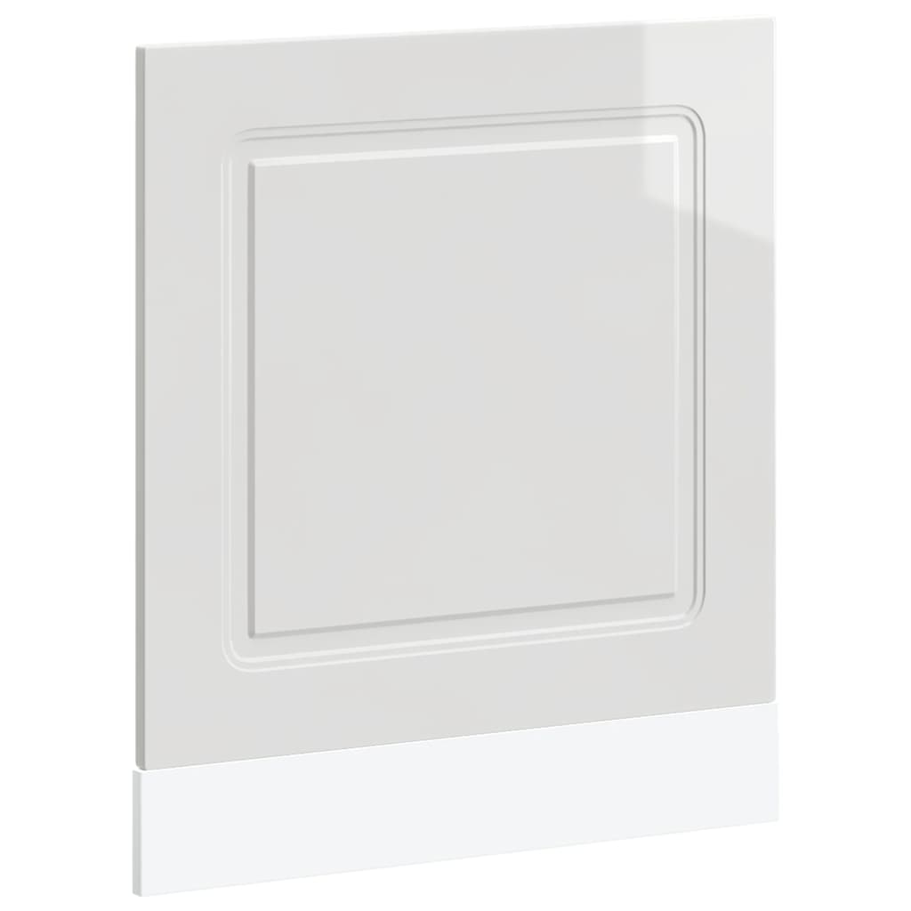 Dishwasher Panel Kalmar High Gloss White 60x1,5x57 cm Engineered Wood