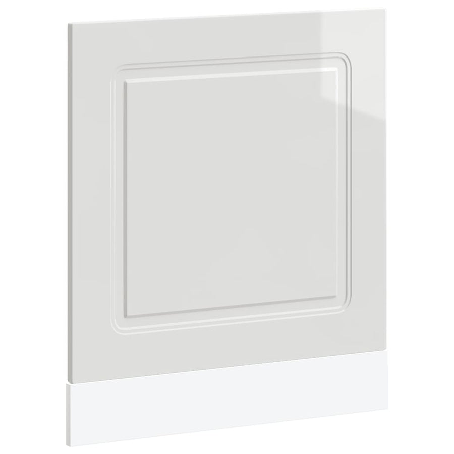 Dishwasher Panel "Kalmar" High Gloss White 60x1.5x57 cm