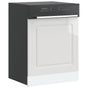 Dishwasher Panel "Kalmar" High Gloss White 60x1.5x57 cm