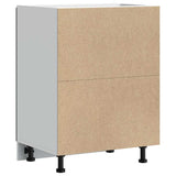 Sink Base Cabinet "Lucca" Black Engineered Wood